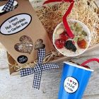 Handmade in Shropshire from premium nuts and fats - a delightful hamper of 2 Nutty Puddings and a handy bag of Premium Nut Sprinkles