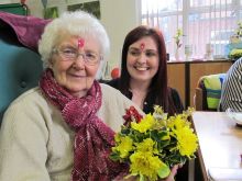 Fun Flower Arranging with Age UK Sandwell Birmingham