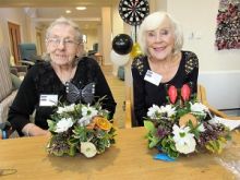 Mary Stevens Hospice in Stourbridge.  Art &amp; Craft Sessions are always popular!