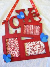 Valentines Mini Photo Frames.  Fun to keep or give as a gift.