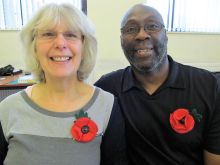 Remembrance Poppies - these are so easy to make.  And it&#039;s great to see people taking away their experience and making more to raise funds for the Poppy Appeal